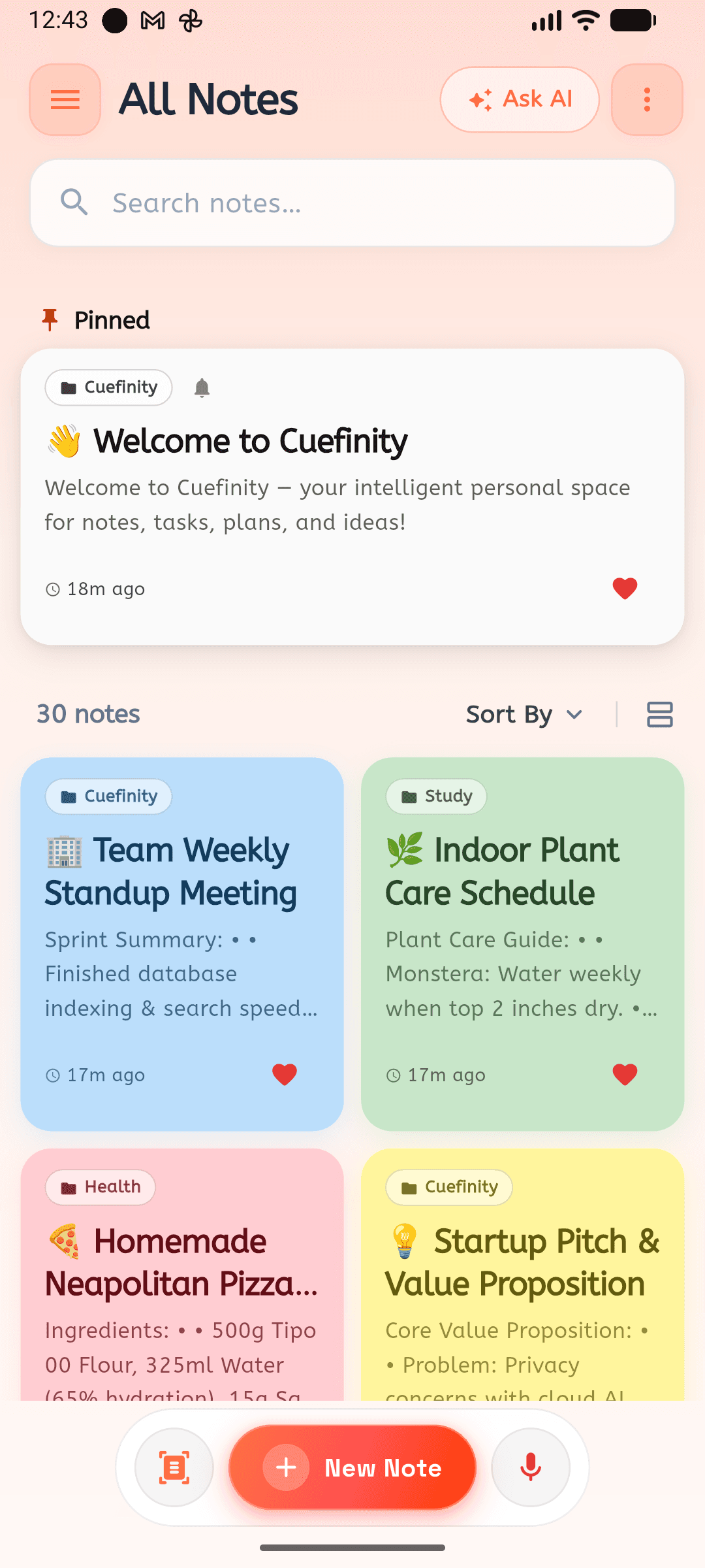 Cuefinity App Preview