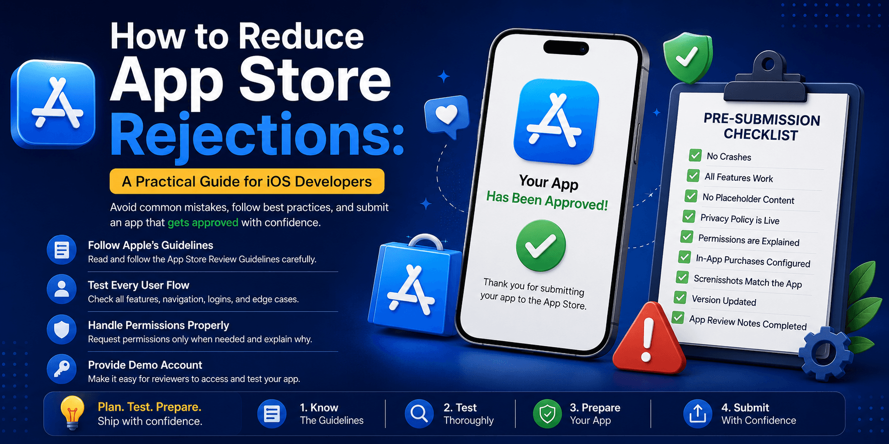 How to Reduce App Store Rejections: A Practical Guide for iOS Developers